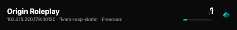 Origin Roleplay live status badge