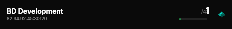 BD Development live status badge