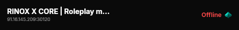 RINOX X CORE | Roleplay mit Anspruch live status badge