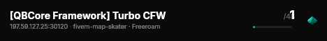 [QBCore Framework] Turbo CFW live status badge