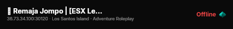 🐚 Remaja Jompo | [ESX Legacy] live status badge