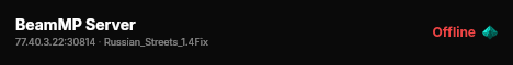 BeamMP Server live status badge