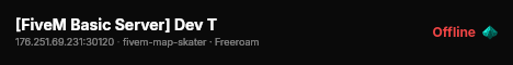 [FiveM Basic Server] Dev T live status badge