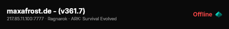 maxafrost.de - (v361.7) live status badge