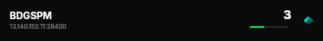 BDGSPM live status badge