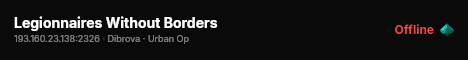 Legionnaires Without Borders live status badge
