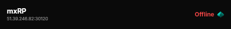 mxRP live status badge