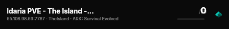 Idaria PVE - The Island - (v361.7) live status badge