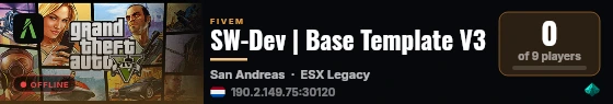 SW-Dev | Base Template V3 live status badge