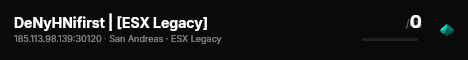 DeNyHNifirst | [ESX Legacy] live status badge