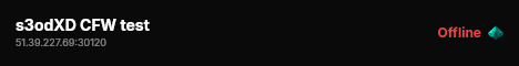 s3odXD CFW test live status badge