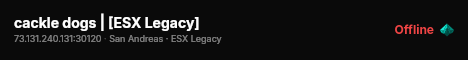 cackle dogs | [ESX Legacy] live status badge