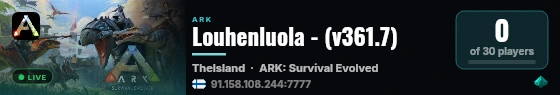 Louhenluola - (v361.7) live status badge