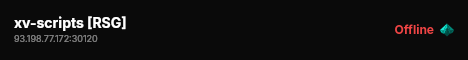 xv-scripts [RSG] live status badge