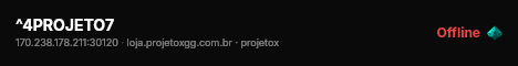 ^4PROJETO7 live status badge
