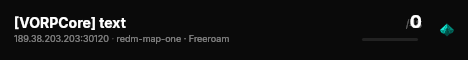 [VORPCore] text live status badge