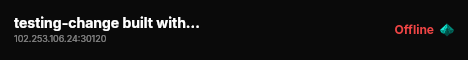 testing-change built with Test Framework by Test! live status badge