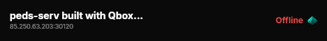 peds-serv built with Qbox Project by The Community! live status badge