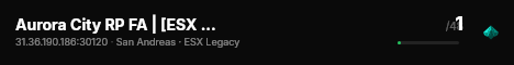 Aurora City RP FA | [ESX Legacy] live status badge