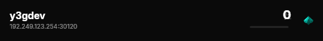 y3gdev live status badge