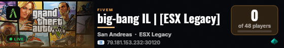 big-bang IL | [ESX Legacy] live status badge