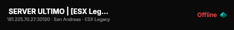  SERVER ULTIMO | [ESX Legacy] live status badge
