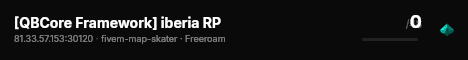 [QBCore Framework] iberia RP live status badge