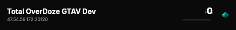 Total OverDoze GTAV Dev live status badge