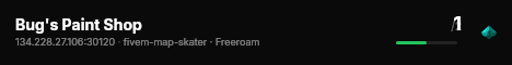 Bug's Paint Shop live status badge