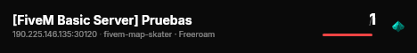 [FiveM Basic Server] Pruebas live status badge