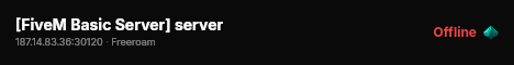 [FiveM Basic Server] server live status badge