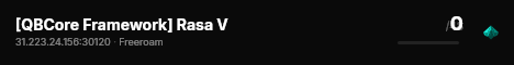 [QBCore Framework] Rasa V live status badge