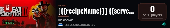 [{{recipeName}}] {{serverName}} live status badge