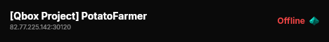 [Qbox Project] PotatoFarmer live status badge