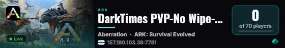 DarkTimes PVP-No Wipe-FiberCraft-30x-Abb - (v358.24) live status badge
