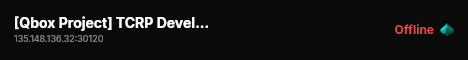 [Qbox Project] TCRP Development live status badge