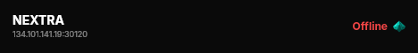 NEXTRA live status badge