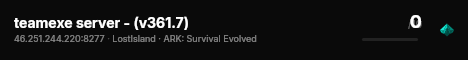 teamexe server - (v361.7) live status badge