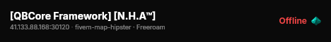 [QBCore Framework] [N.H.A™️] live status badge