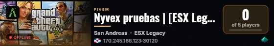 Nyvex pruebas | [ESX Legacy] live status badge