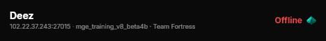 Deez live status badge