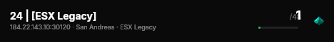 24 | [ESX Legacy] live status badge