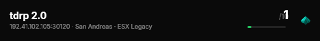tdrp 2.0 live status badge