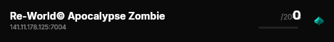 Re-World© Apocalypse Zombie live status badge
