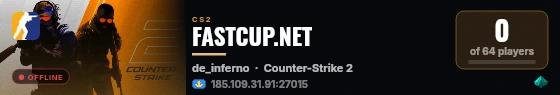 FASTCUP.NET live status badge