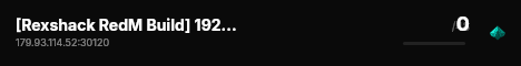 [Rexshack RedM Build] 1920 DEV live status badge