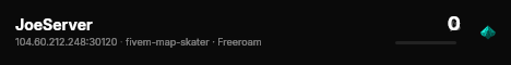 JoeServer live status badge