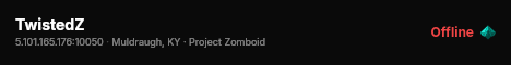 TwistedZ live status badge