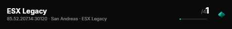 ESX Legacy live status badge