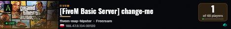 [FiveM Basic Server] change-me live status badge